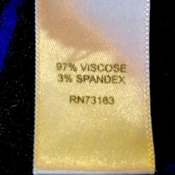 Cable & Gauge Grey Blue Striped Long Sleeves T-shirt L Scoop neck - Picture 6 of 7